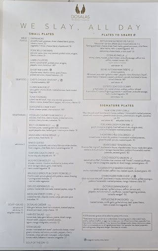 Menu Dosalas Latin Kitchen Tequila Bar - 4