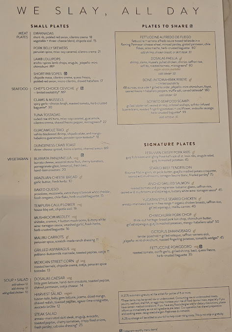 Menu Dosalas Latin Kitchen Tequila Bar - 5