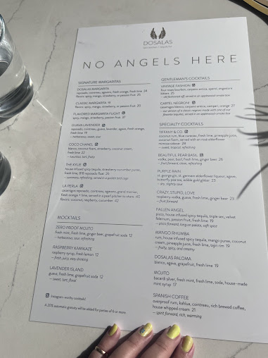Menu Dosalas Latin Kitchen Tequila Bar - 7