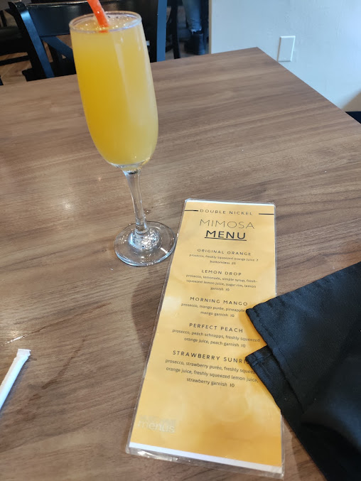 Menu Double Nickel Brunch Event Space - 1