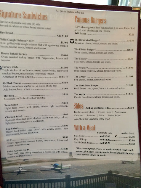 Menu Downwind Restaurant And Lounge - 6