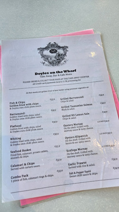 Menu Doyles On The Beach - 8