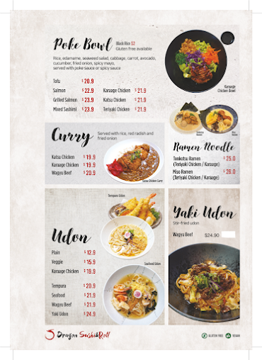 Menu Dragon Sushi & Roll - 1