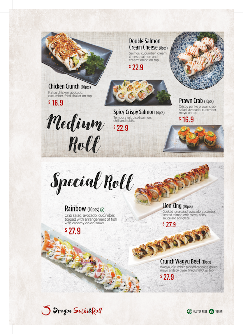 Menu Dragon Sushi & Roll - 3