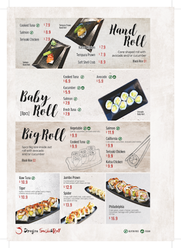 Menu Dragon Sushi & Roll - 9