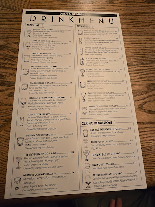 Menu Dram & Draught - 2