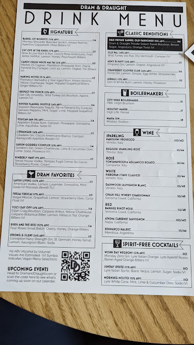 Menu Dram & Draught - 4