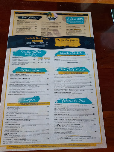 Menu Dublin Deck Tiki Bar And Grill - 0