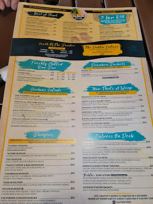 Menu Dublin Deck Tiki Bar And Grill - 1