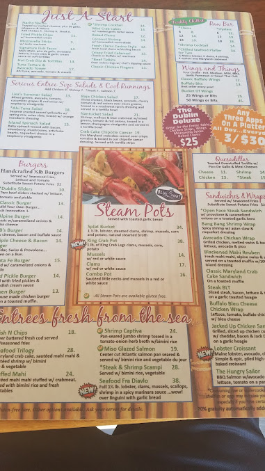 Menu Dublin Deck Tiki Bar And Grill - 4