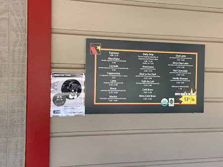 Menu Dynamite Roasting Co Coffee Bar - 1