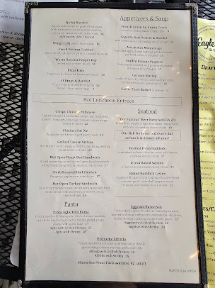 Menu Eagle House Restaurant - 6