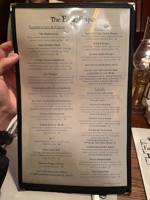 Menu Eagle House Restaurant - 7