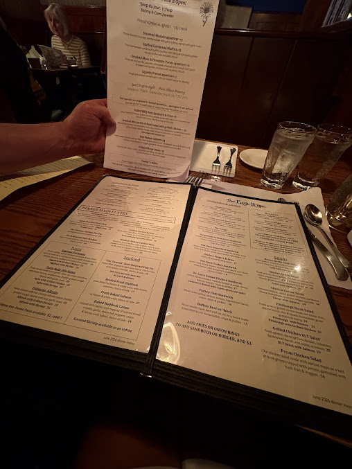 Menu Eagle House Restaurant - 8