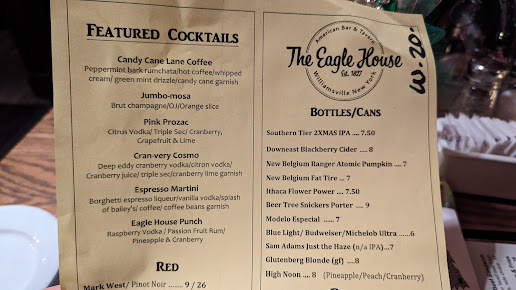Menu Eagle House Restaurant - 9