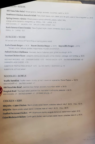 Menu Earls Kitchen + Bar - 4