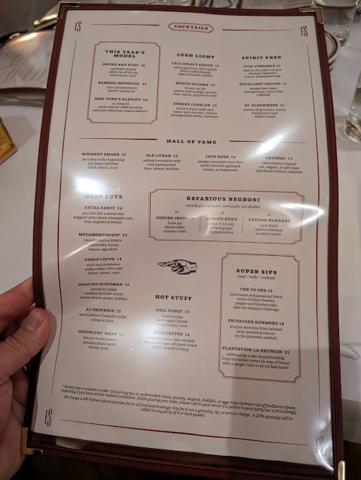 Menu Eastern Standard Kitchen And Drinks - 9