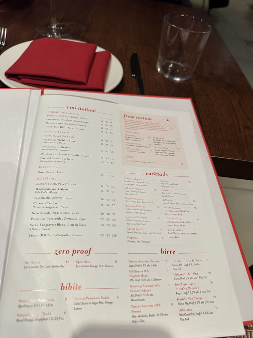 Menu Eataly - 2