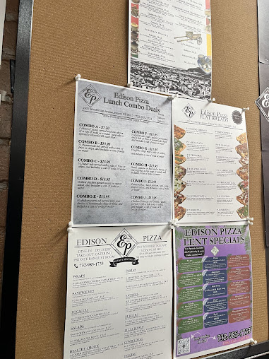 Menu Edison Pizza & Italian Restaurant - 3