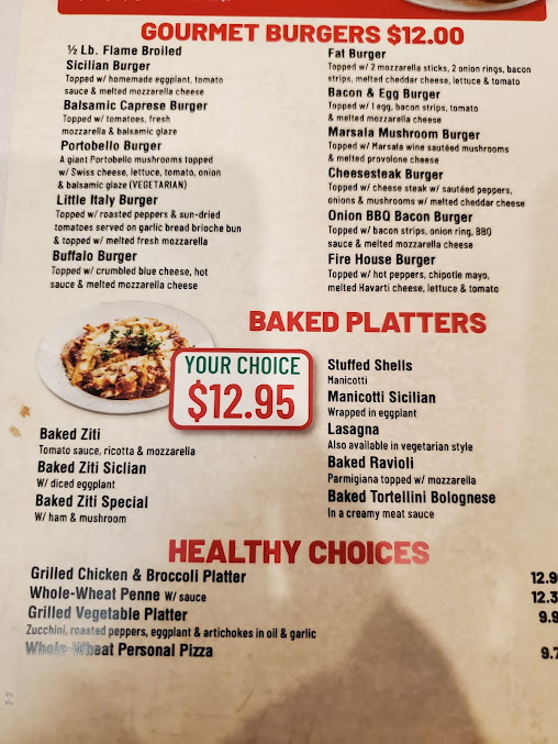 Menu Edison Pizza & Italian Restaurant - 6