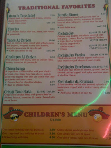 Menu Eduardo's Mexican Restaurant - 0