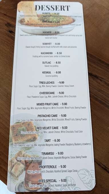 Menu Efes Mediterranean Gril - 3