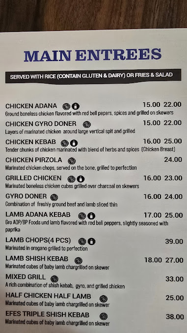Menu Efes Mediterranean Gril - 5