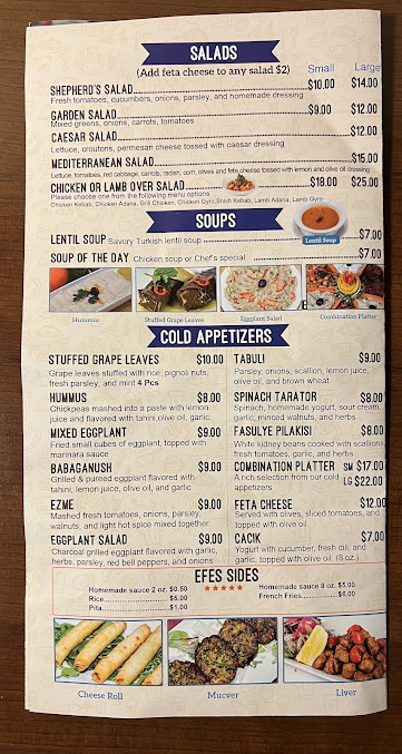 Menu Efes Mediterranean Gril - 7