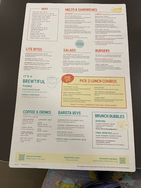 Menu Eggs Up Grill - 1