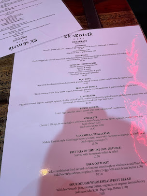 Menu Ek'sentrik Cafe Maroubra - 5