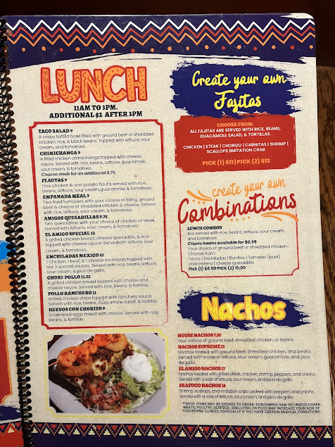 Menu El Amigo Mexican Grill - 0