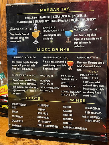 Menu El Amigo Mexican Grill - 1