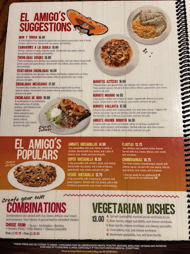 Menu El Amigo Mexican Grill - 2
