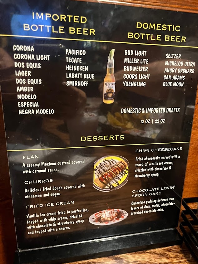 Menu El Amigo Mexican Grill - 5