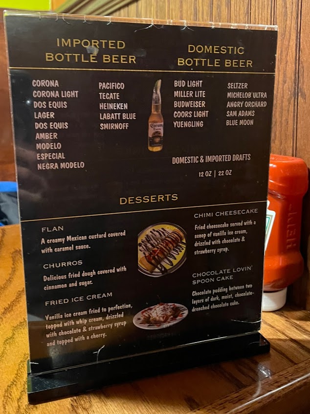 Menu El Amigo Mexican Grill - 6