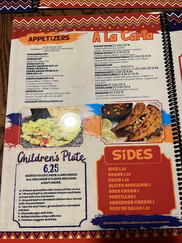 Menu El Amigo Mexican Grill - 9