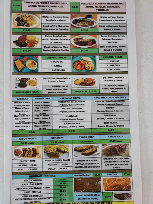 Menu El Arco Pupusas Restaurant - 7