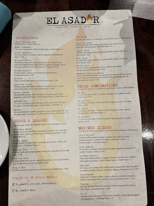 Menu El Asador - 2