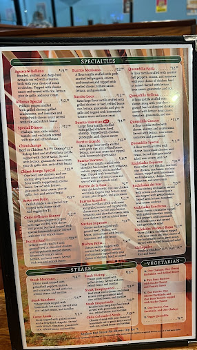 Menu El Barril Mexican Grill - 1