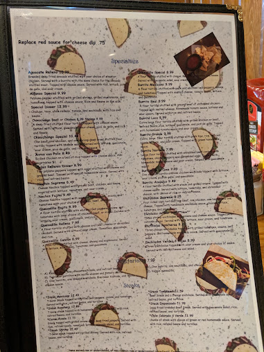 Menu El Barril Mexican Grill - 4