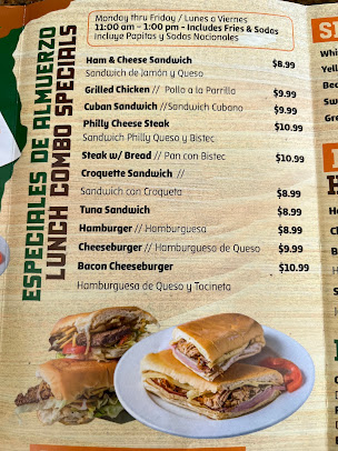 Menu El Bohio Cuban Restaurant - 2