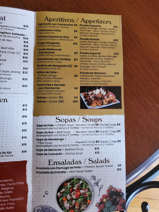 Menu El Buen Gusto Restaurant & Bar - 0