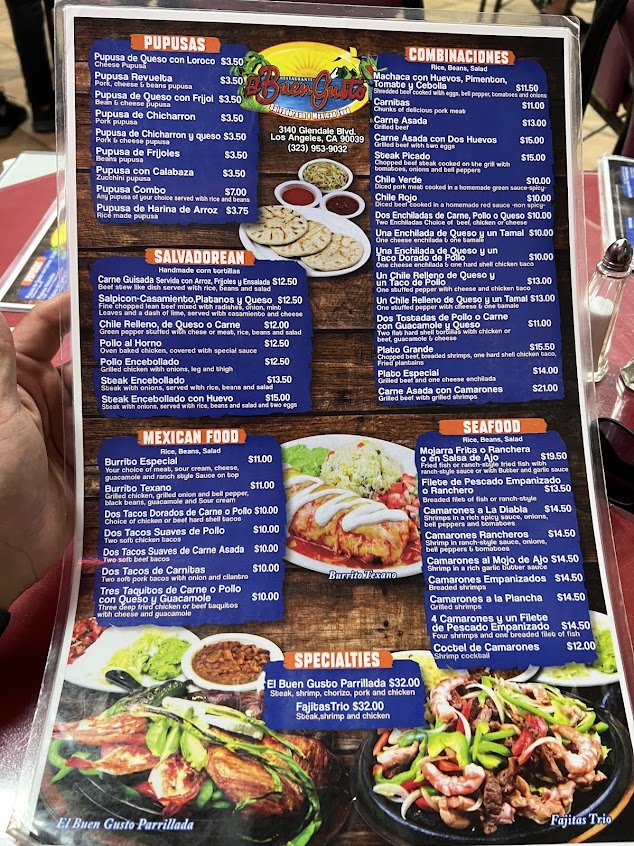 Menu El Buen Gusto Restaurant - 0