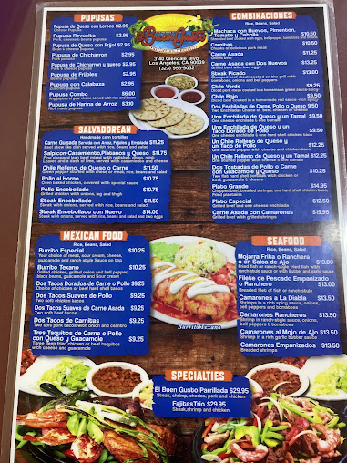 Menu El Buen Gusto Restaurant - 2