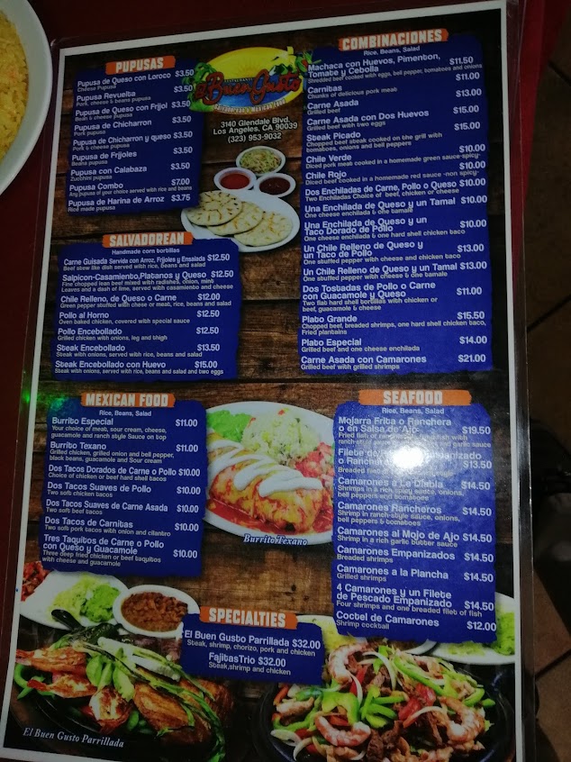 Menu El Buen Gusto Restaurant - 4