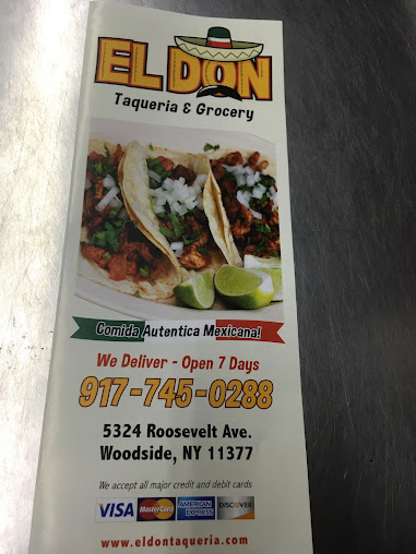 Menu El Don Taqueria Grocery - 0