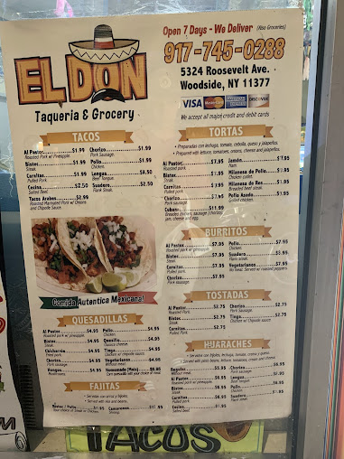 Menu El Don Taqueria Grocery - 6