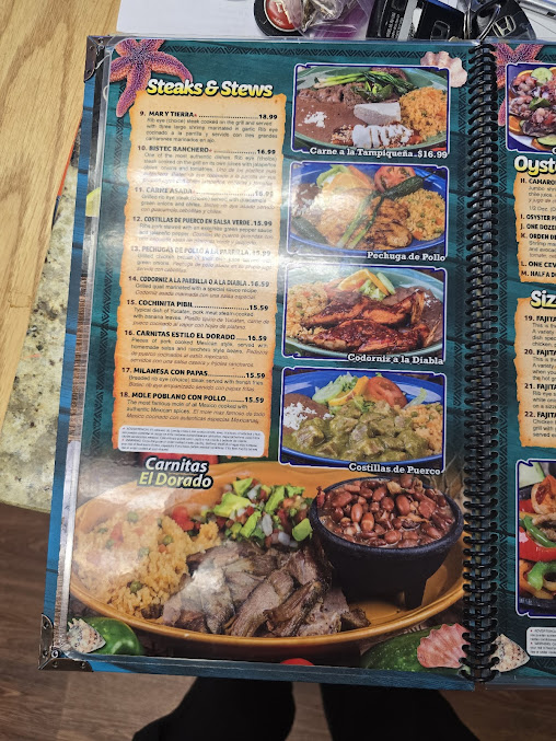 Menu El Dorado Mexican Restaurant - 2