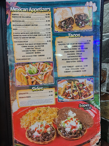 Menu El Dorado Mexican Restaurant - 8