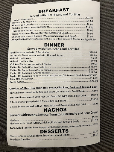 Menu El Famous Burrito Elmhurst - 2